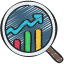 Event analytics and reporting icon