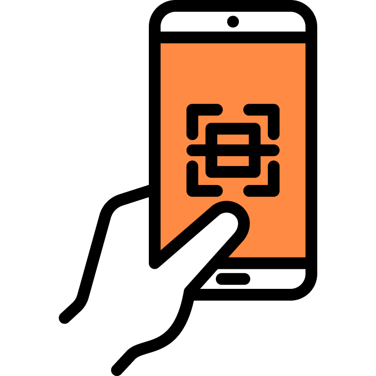 QR code access control icon for event invitations