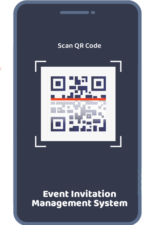 Pegotec event invitation mobile app illustration